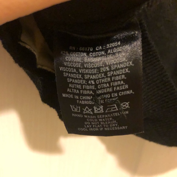 ANTHROPOLOGIE Sparrow cotton-blend black cardigan - Picture 3 of 3